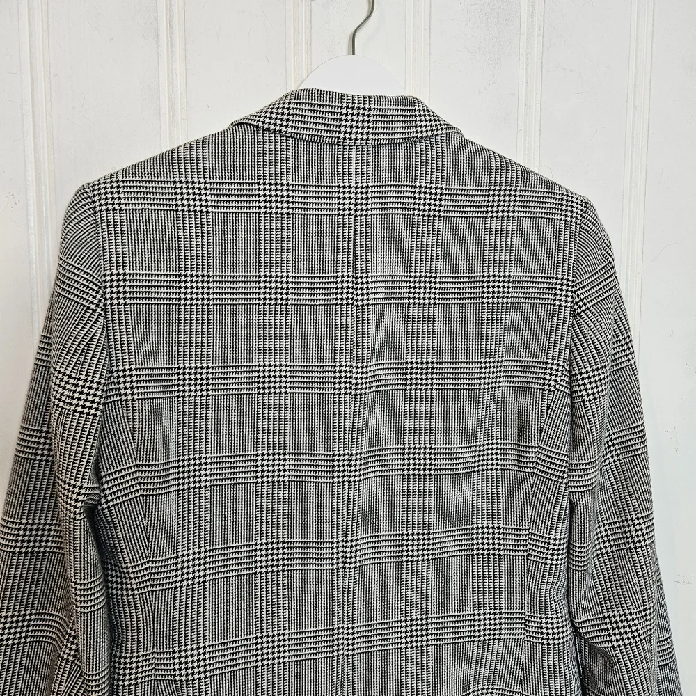 Zara Glen Plaid Blazer Jacket Women S Equestrian Preppy Academia Clean Girl Work